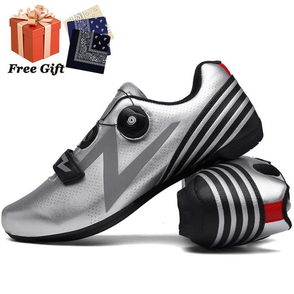 

cycling footwear road shoes with lock, steering buckle, elastic belt, rubber non-locking training, Black