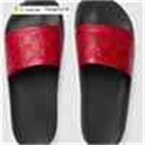 

yangzizhi8 casual red signature slide sandal men handmade walking tennis sandals slippers mules slides thongs, Black;red