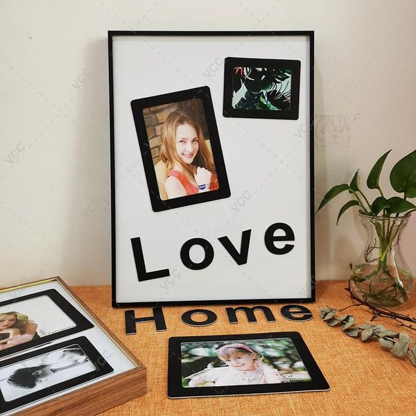 

frames picture frame for wall hanging diy po poster decoration minimalist message board with letter magnetic