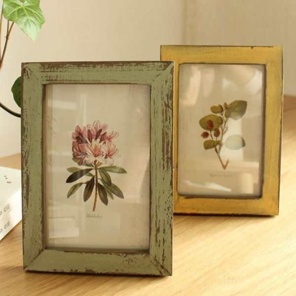 

frames retro wooden po frame for pictures friend gift wedding couple wall decoration living room home decor