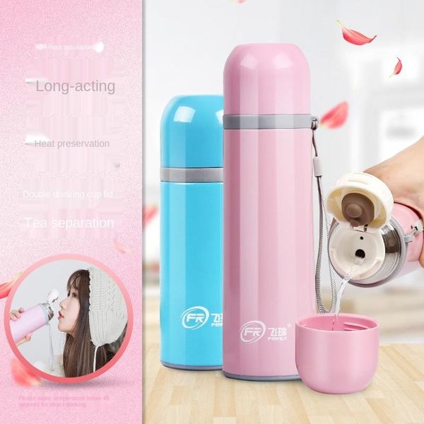 

water bottles type of -selling jump lid stainless steel vacuum flask portable double-layer insulation high-grade