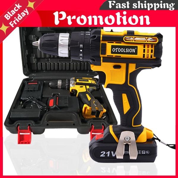 

professiona electric drills 21v impact drill variable speed screwdrivers 1500mah cordless lithium battery