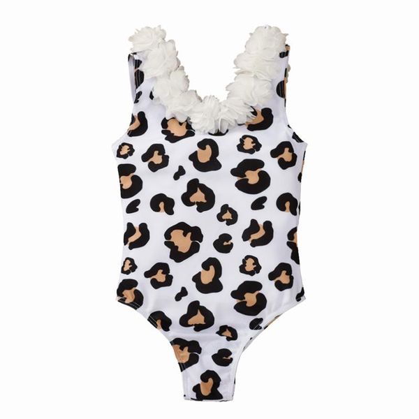 

#l12 2021 summer toddler kids baby girls leopard print one piece bathing suit bikini one-piece swimwear swimsuit beachwear one-pieces, Black