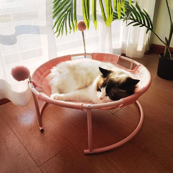 

cat beds & furniture hanging basket litter four seasons summer pet bed net kitten removable and washable deep sleep littercat