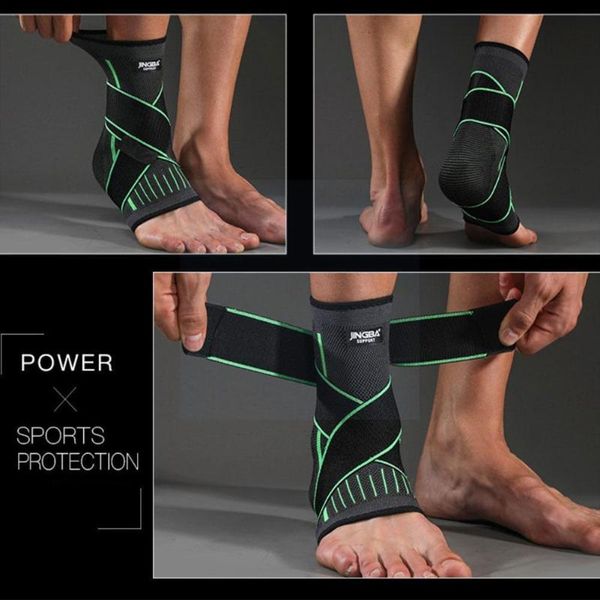 

ankle support sports compression mountain running climbing basketball orthosis protective gear ankl u1x0, Blue;black