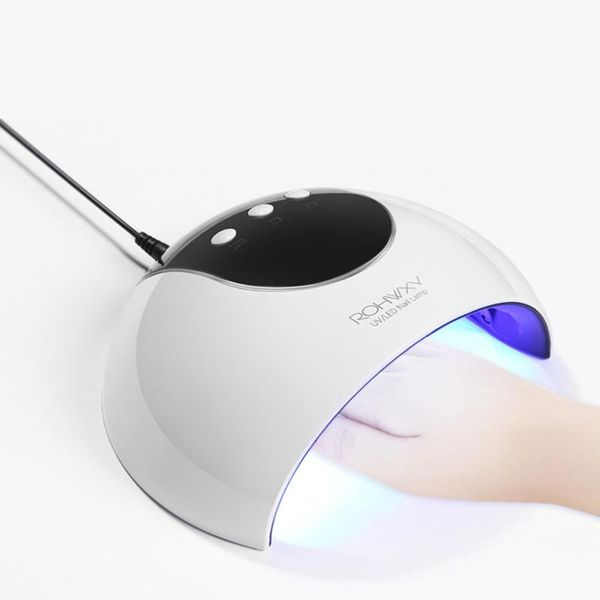 

nail dryers 24w dryer led uv lamp polish fingernail toenail curing art painting salon tools (white)