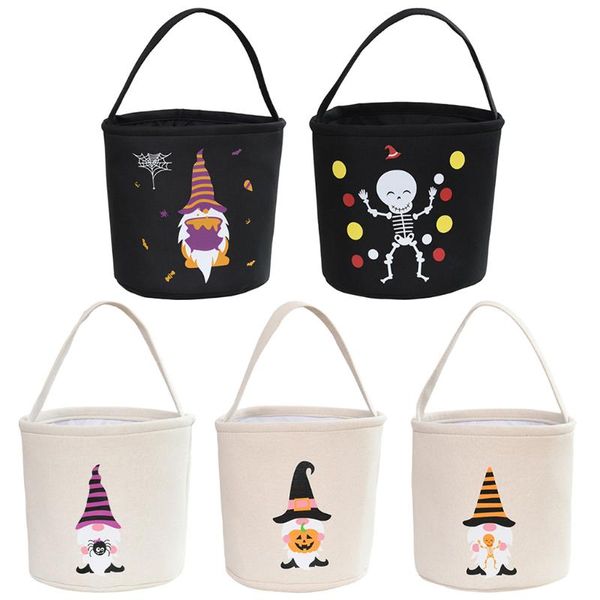 

gift wrap halloween trick or treat bag candy tote bucket multipurpose portable reusable goody bags party gifts for kids