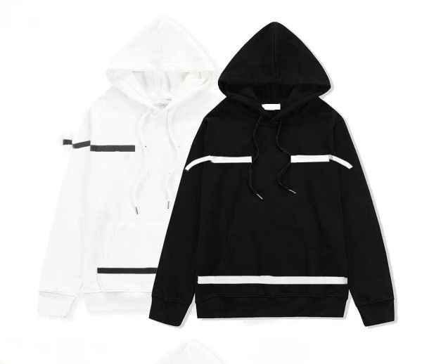 

men's hoodie luxury letter printing pattern designer casual fashion trend autumn and winter loose women's couple hooded sweater 20, Black