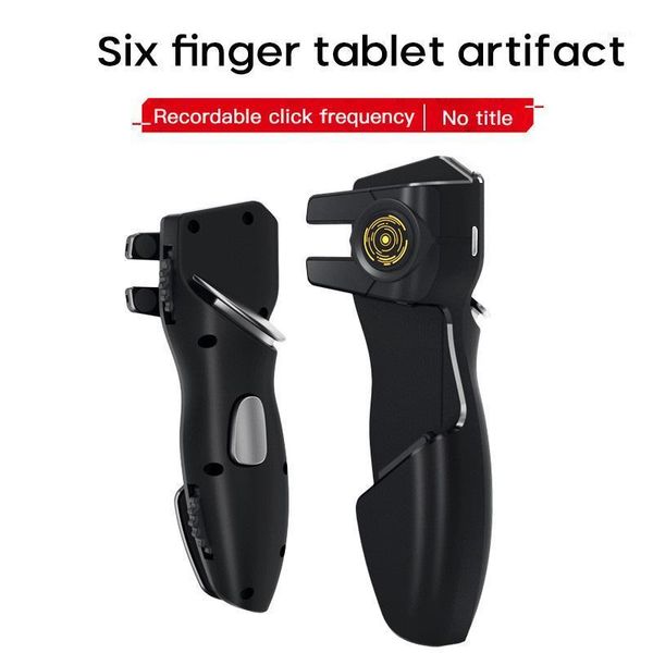 

game controllers & joysticks six-finger controller for tablet pubg external holdingaid capacitance l1r1 fire aim button shooter gamepad joys