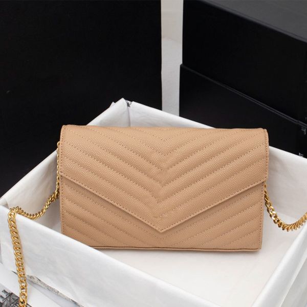 

handbag women luxurys designers bags 2021 crossbody bag cowhide ladies flip cover wallet card detachable metal chain