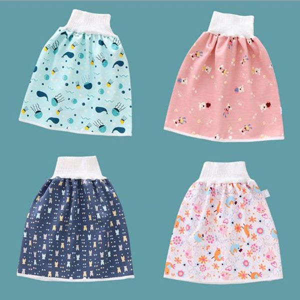 

cloth diapers 2 in 1 children & diaper skirt summer baby pants absorbent shorts prevent moment leakage mat cover