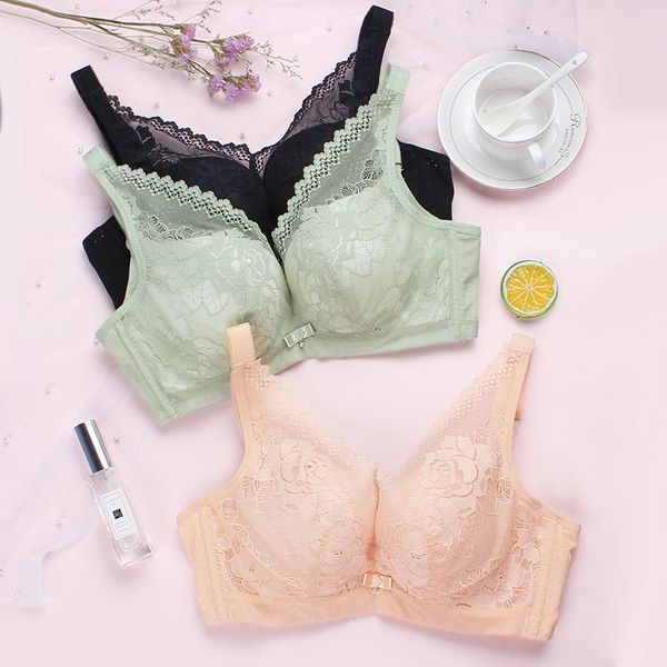 

xuenifang brassiere without steel ring gathers thick and thin abc cup collection women's breast underwear 61910, Black;white