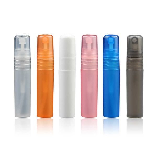 

new 5ml matte plastics refillable empty perfume bottle travel perfume atomizers makeup spray liquid sample bottle botella