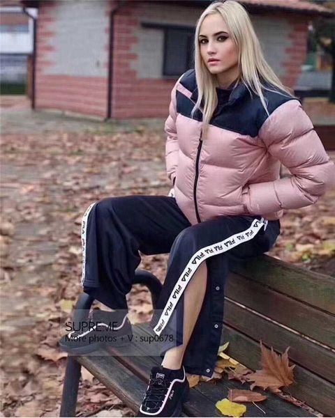 

mens down jacket down designer jacket winter warm windbreaker latter embroidered pattern zipper jacket, Black