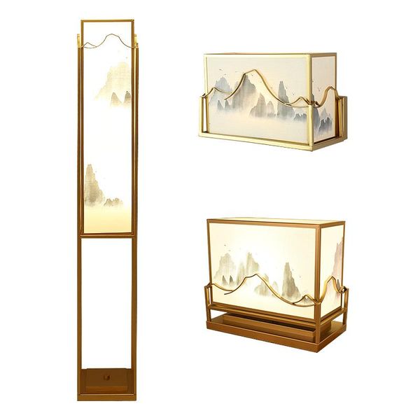 

floor lamps modern simple chinese style lamp wrought iron living room bedroom study vertical desk originality lu718127