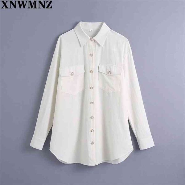 

long sleeve shirt women buttons turn down collar basic casual teen gril white female chic loose blouse 210520