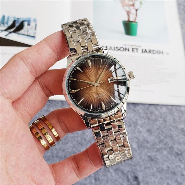 

wristwatches invicible undefeated watch luxury classic super quality men wristwatch reloj relogio drop, Slivery;brown