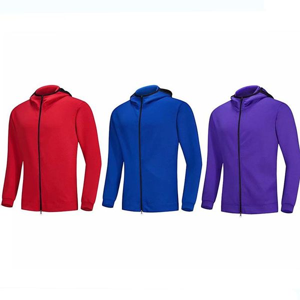 

spring autumn running jackets men women hooded female zipper hoodies lightweight sports, Black;red