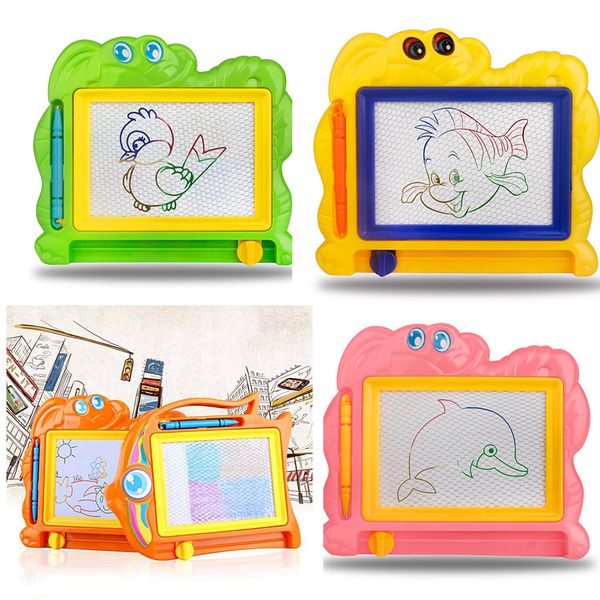 

1pcs children writing doodle stencil painting magnetic drawing board set learning & education toys hobbies for kids