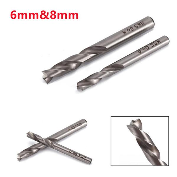 

professional hand tool sets 2 pcs 6/ 8mm for hss co cobalt tip spot weld drill bit set welder remover cutter drilling power