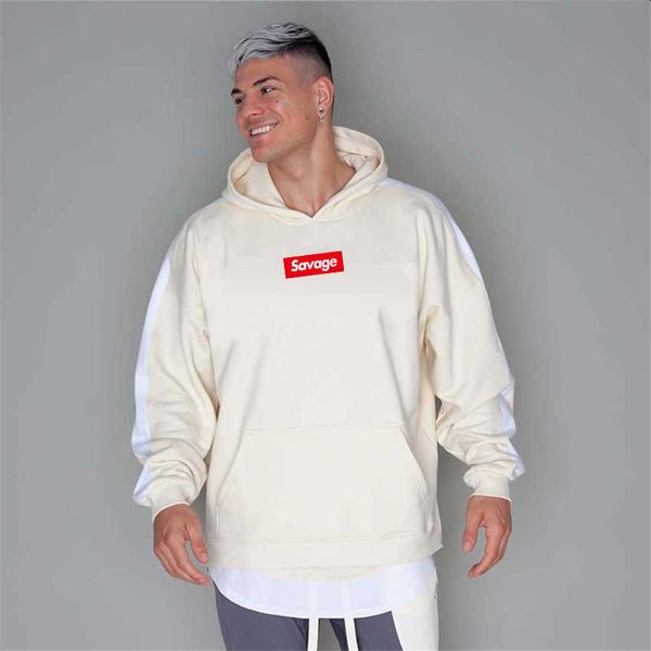 

2021savage men's hooded sweatshirt with plush pullover sweatshirt, Black
