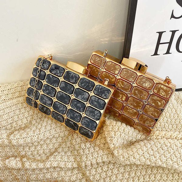 

texture women's 2021 fashion ins small square bag foreign temperament dinner bag