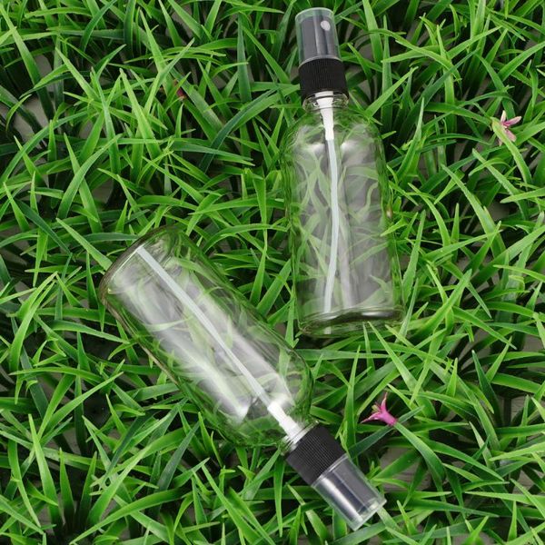 

storage bottles & jars 6pcs 100ml transparent spray bottle empty mist atomizer glass water sprayer multifunctional refillable dispenser with