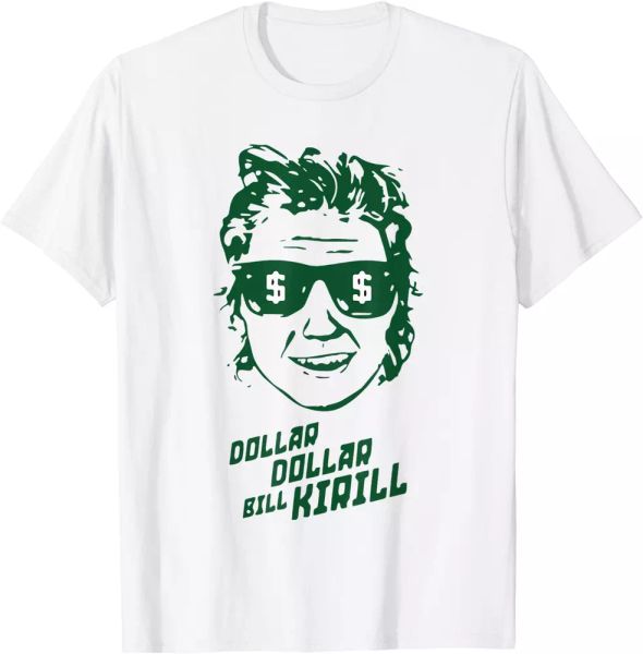 

funny minnesota hockey dollar dollar bill kirill t-shirt size s to 5xl, White;black