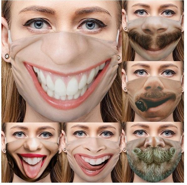 

facial expression funny personal dust proof and sunscreen printing mask
