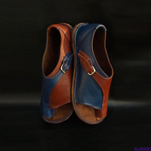 

flat sandals women shoes woman soft genuine leather fashion female casual plus size mix color beach, Black
