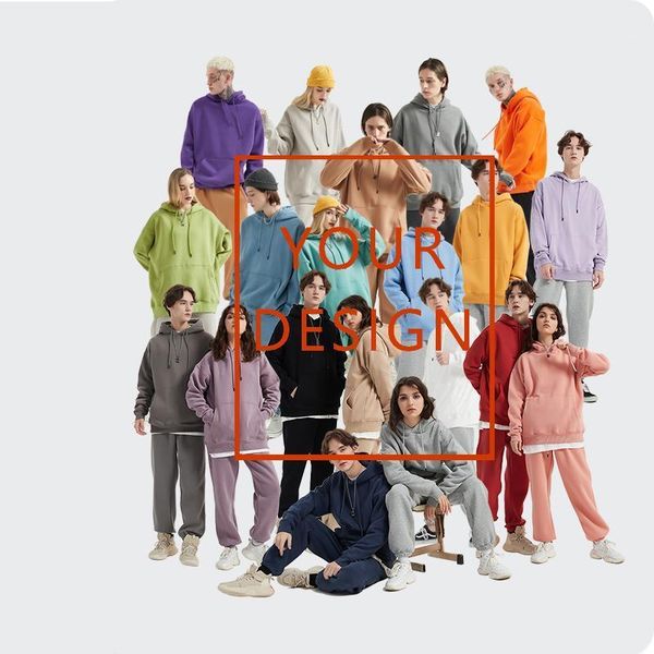 

women's hoodies & sweatshirts your own design cotton men diy brand logo/picture custom men's hoodie women sweatshirt clothes, Black