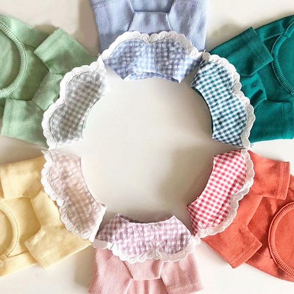 

dog apparel lace collar pet knitted bottoming shirt summer thin teddy bear xiong bomei cat vip schnauzer small clothes