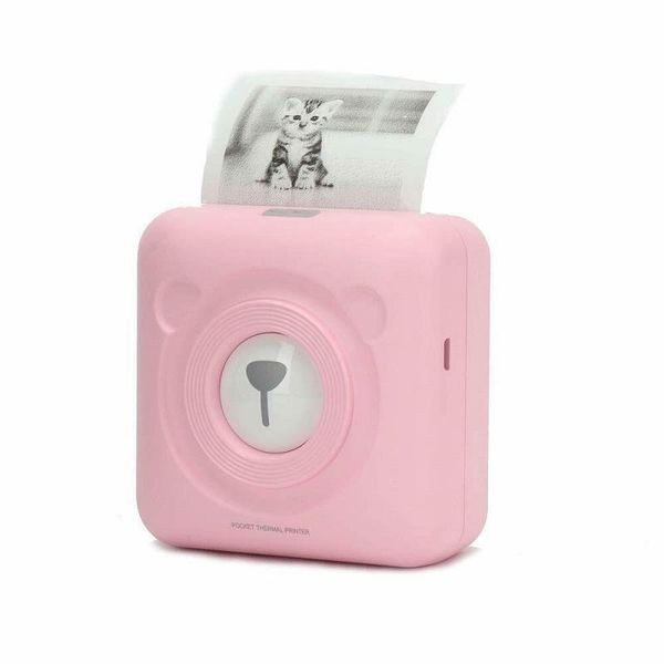 

printers portable thermal bluetooth printer cute lightweight 58mm mini wireless label 304dpi for students