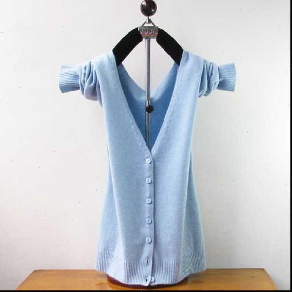 

spring womens sweater and autumn cashmere wool blend cardigan v neck knitted soft coat solid color shirt, White;black