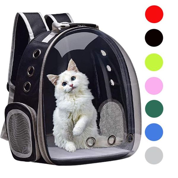 

cat carriers,crates & houses double shoulder carrier bags portable travel outdoor breathable pet carriers puppy backpack space cage
