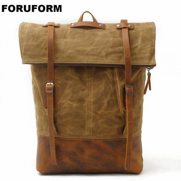 

backpack vintage fashion waterproof canvas men women school casual travel bagpack rucksack li-1864