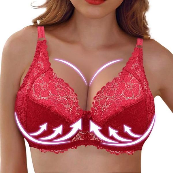 

yoga outfit fallsweet wire lace bras for women plus size vest lingerie thin brassiere full cup push up seamless bralette 2021