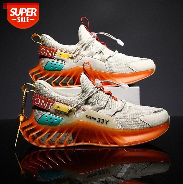 

breathable large size men's shoes korean version increased sports casual rice flower bottom old #6e77