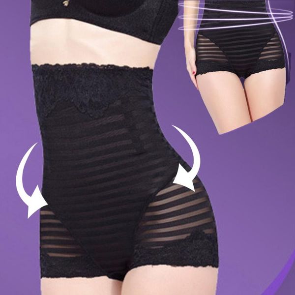 

women's shapers high waist tummy shaper panties body slimming pants shapewear girdle underwear trainer abdomen hips panty, Black;white