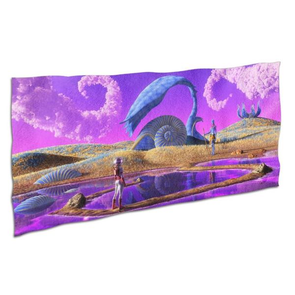 

towel 1 printing quick drying magic towel, 80*160cm beach camping accessories, micro bubble swimming sports towel.