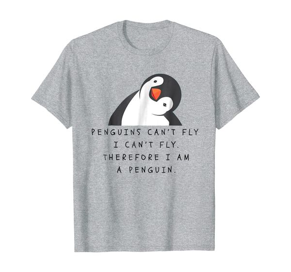 

funny penguins t-shirt woman man children gift, White;black