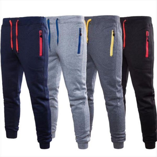

sport joggers women pants hip hop jogging fitness casual pocket zipper trousers, Black