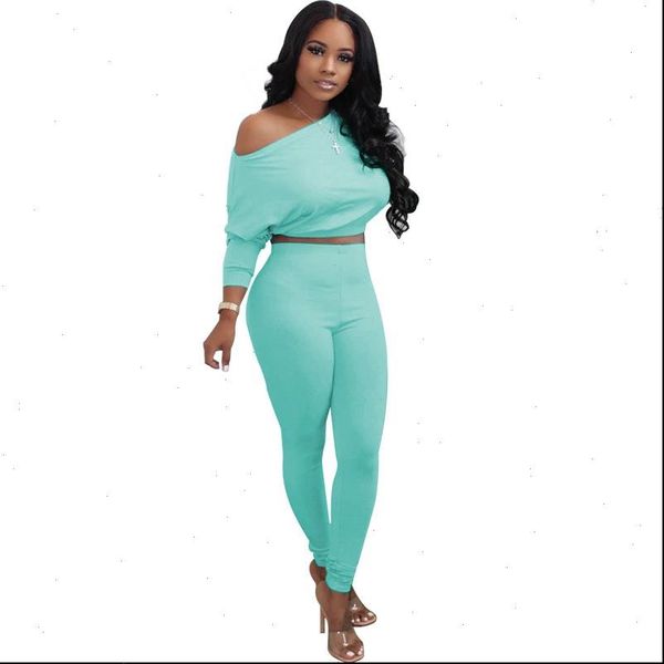 

women tracksuits casual 2 piece sets womens outfits fall bodycon pant and two set for lounge wear, Gray