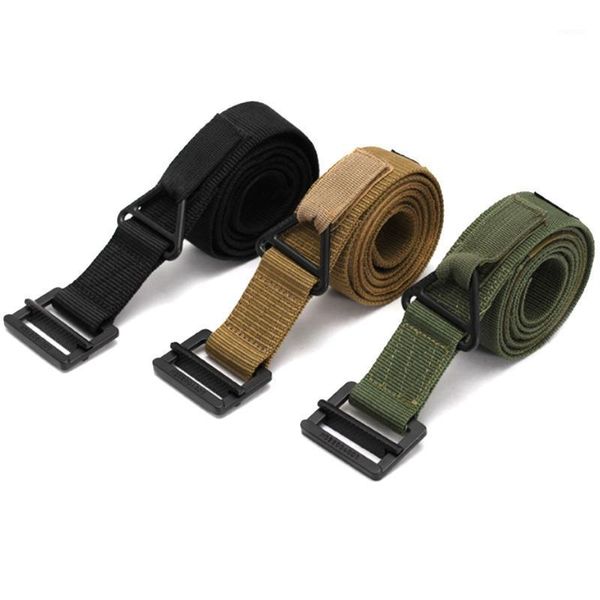 

cords, slings and webbing 3pcs inner belt, non-porous belt with metal buckle, climbing multifunctional outdoor camouflage1
