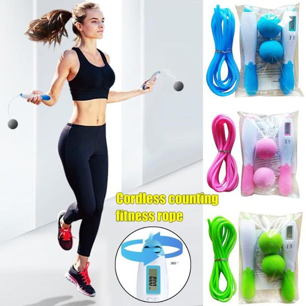 

jump ropes wireless skipping electronic counting rope dual-purpose calorie pvc weight-bearing physical fitness exercise