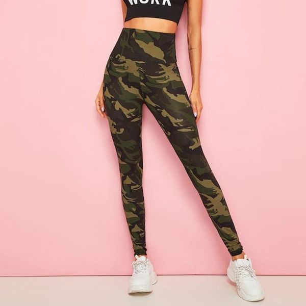 

ladies yoga trouser fitness sport pants fashion womens camouflage printing leggings tightening sports casual outdoor one-piece suits