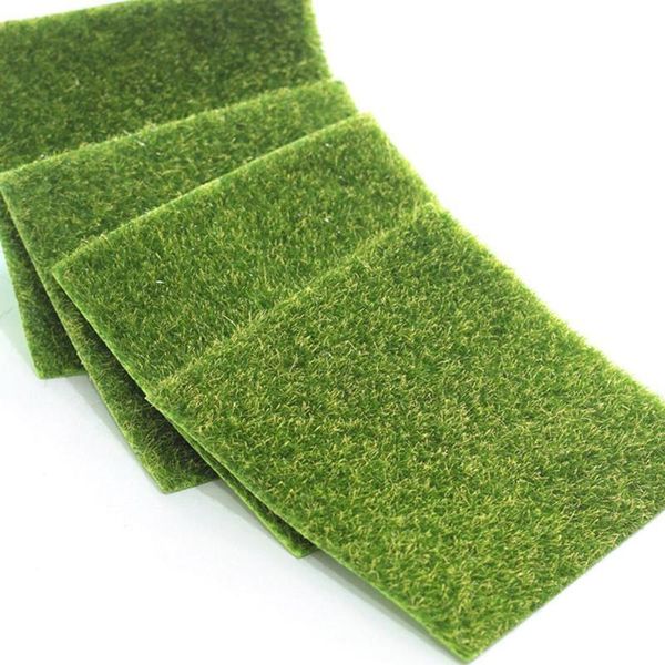 

decorative flowers & wreaths artificial grass mat plastic lawn green synthetic decor mini miniature for garden ornament dollhouse tur j9m8