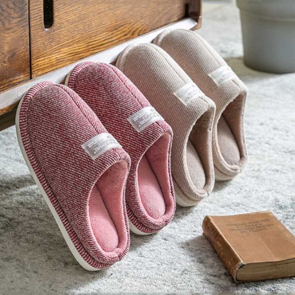 

warm faux fur home slippers women suede bedroom lovers floor house shoes non-slip soft plush indoor winter vt1522, Black
