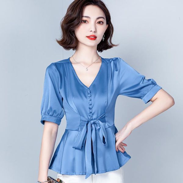 

women's blouses & shirts #8237, White