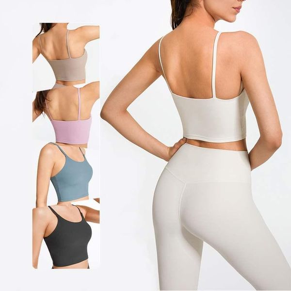 

yoga outfit europe and america fitness running sports underwear female rib belt vest set